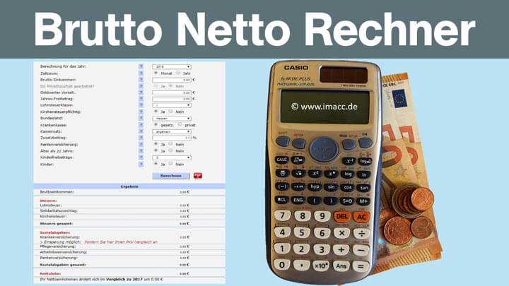 Nettolohnrechner - Brutto Netto Rechner