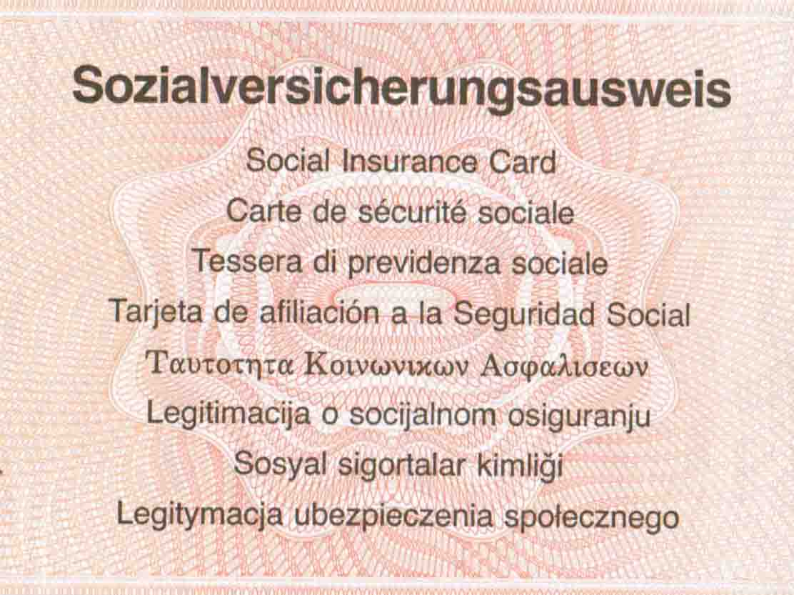 Sozialversicherungsausweis beantragen