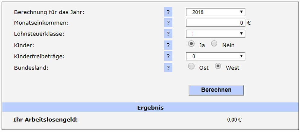 Arbeitslosengeldrechner Arbeitslosengeld Berechnen So Geht S