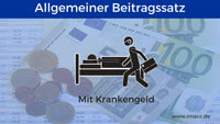 Bild von Wer zahlt den allgemeinen Krankenversicherungsbeitrag? Allgemeiner Beitragssatz Krankenversicherung