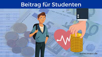 Bild von Krankenversicherung Beitrag für Studenten