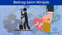 Bild von Krankenversicherung Beitrag beim Minijob