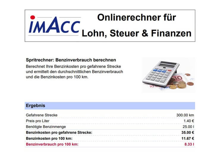 Benzinrechner für Benzinverbrauch, Benzinrechner nach Strecke, Benzinrechner nach nach km, Mitfahrgelegenheit Fahrpreisrechner